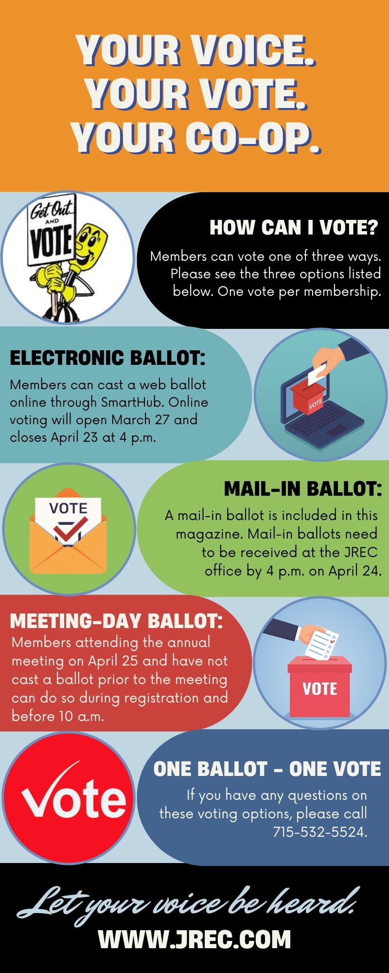 88th annual meeting voting option graphic