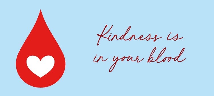 Blood drive logo